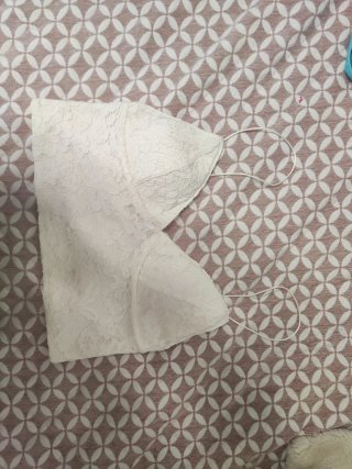 Top encaje floral blanco