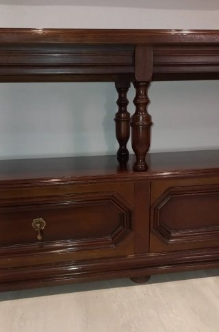 Mueble recibidor de madera