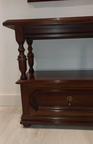 Mueble recibidor de madera