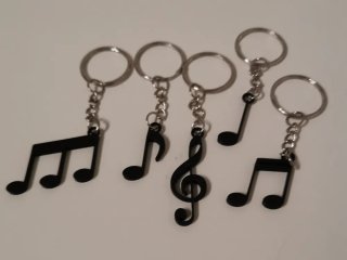 Llaveros Notas Musicales