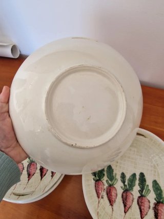 Juego Vajilla Vintage Cerámica Años 70