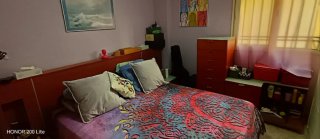 Cama 1.50x1.90 + Somier, 2 Mesitas y sinfonier