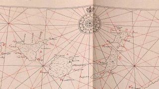 Mapa facsímil Islas Canarias 1686