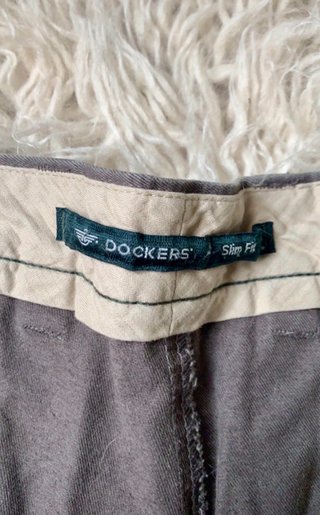Pantalón largo Dockers marrón 32W/34L