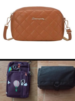 Lote 20 bolsos, bandoleras, carteras.. Sólo 1'80€!