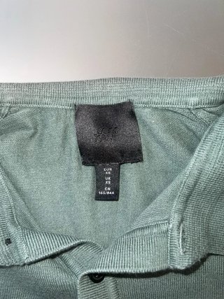 Conjunto Polo verde y Pantalón Corto beige talla S