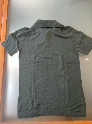Conjunto Polo verde y Pantalón Corto beige talla S