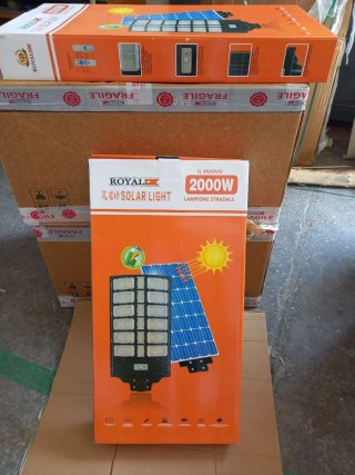 Lampione Stradale Solare LED 2000W ROYAL