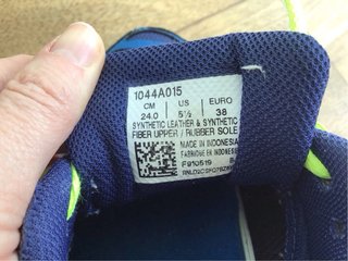 Zapatillas Asics Tenis Azul y Verde