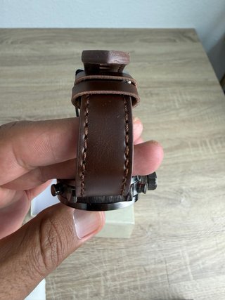 Reloj  Analógico-Digital Marrón
