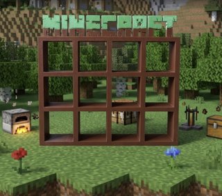 Expositor Kinder Joy Minecraft