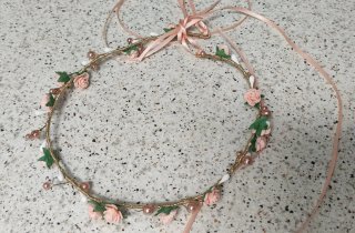 Corona de flores comunión