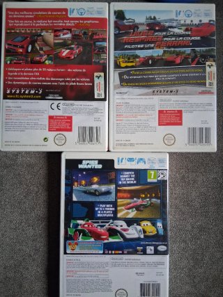 Wii: Ferrari Challenge y Cars 2 + Volantes