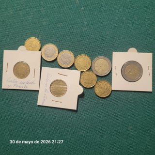 Conjunto di monete euro