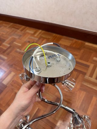 Lámpara Techo LED cristal
