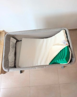 Cuna colecho Roomie Glide, colchón, accesorios