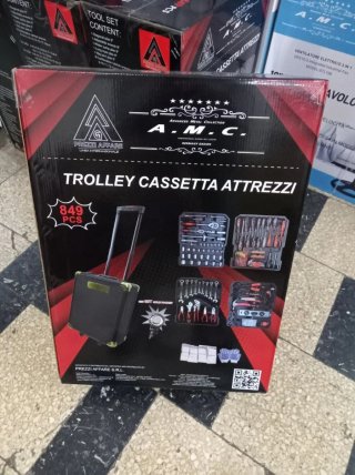 Valigia Trolley Cassetta Attrezzi AMC 849 Pezzi