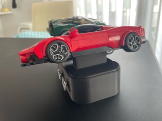 SOPORTE PARA COCHES HOTWHEELS ESTILO LEGO (MATTEL)