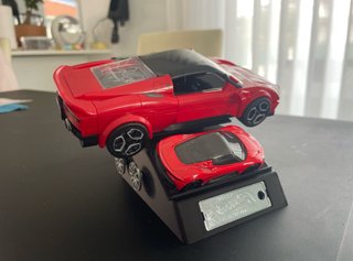 SOPORTE PARA COCHES HOTWHEELS ESTILO LEGO (MATTEL)