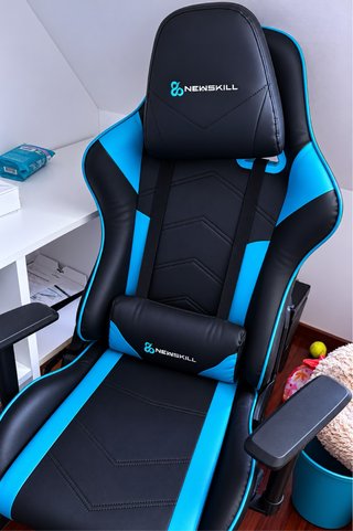 Silla Gaming Newskill Negra y Azul