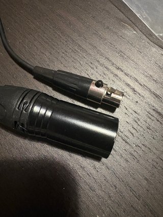 Cable en espiral XLR > miniXLR