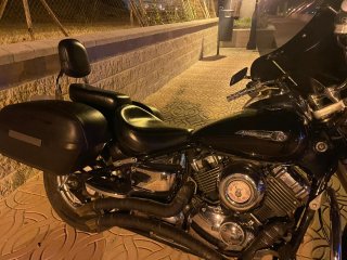 Moto Cruiser Negra en Venta