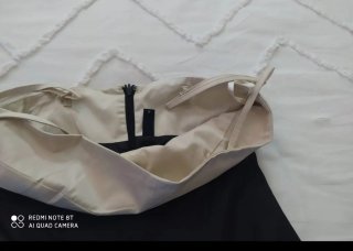 Vestido Vero Moda Beige y Negro