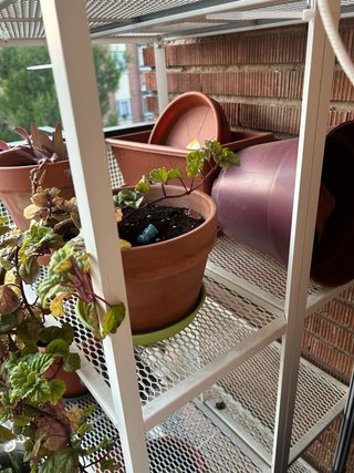 2 Estanterías Metálica Blancas IKea Baggebo