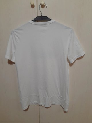 Camiseta Puma niño blanca y amarilla