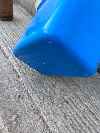 Nevera portátil azul 25L vintage, superligera