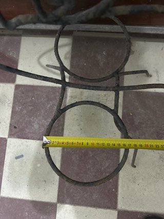 Soporte Macetas Metal Pájaro