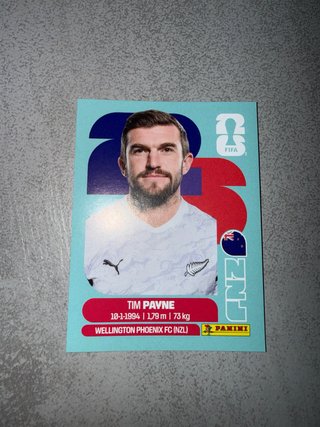 Cromo Tim Payne Wellington Phoenix FC