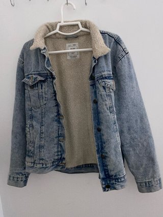 Chaqueta Vaquera Forrada Pull&Bear Talla L