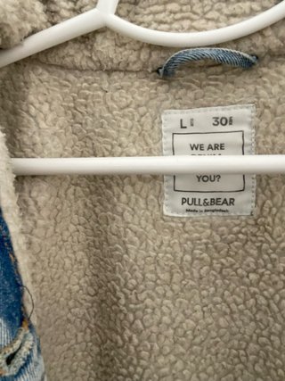 Chaqueta Vaquera Forrada Pull&Bear Talla L