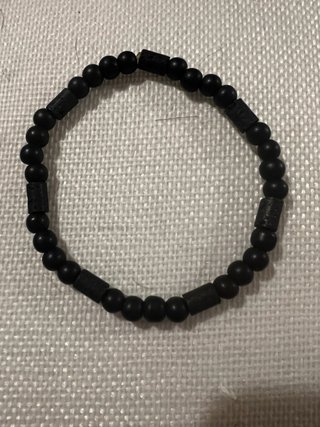 Braccialetto in legno nero e marrone