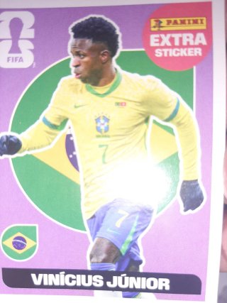 Cromo Mundial 2026 Vinicius Jr. Panini