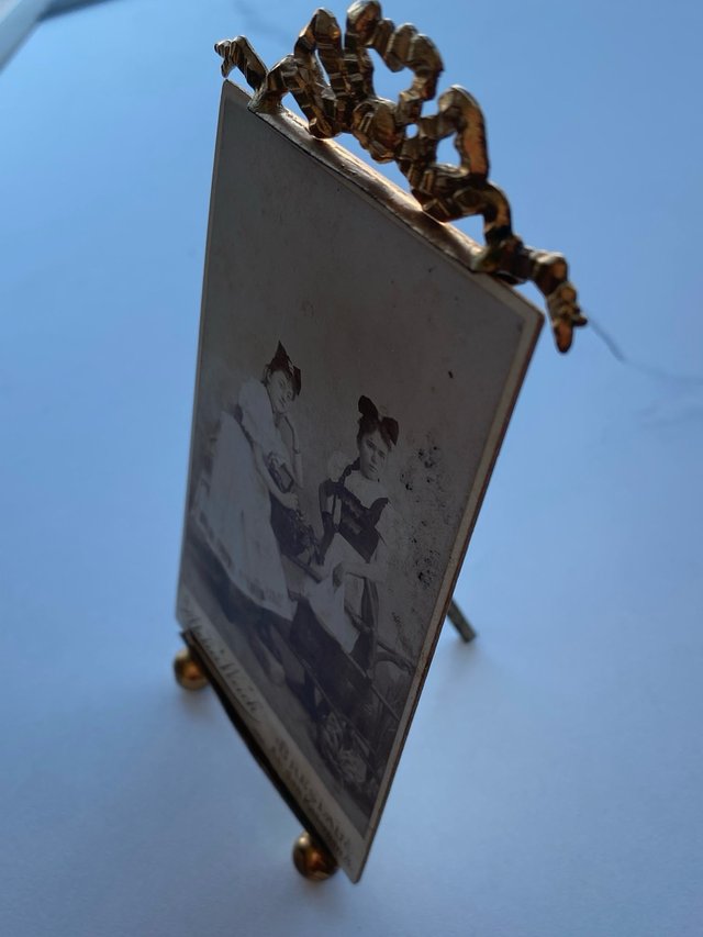 Portafotos antiguo francés XIX