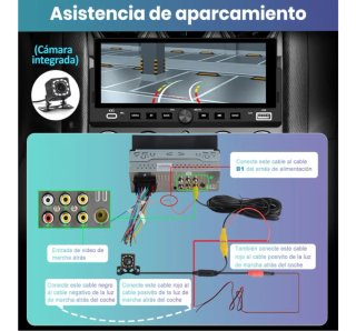 Radio pantalla táctil 6,86"