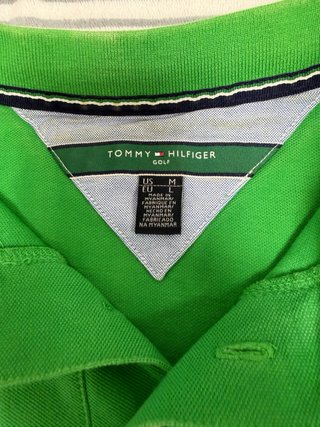 Polo Tommy Hilfiger Golf Verde Talla L