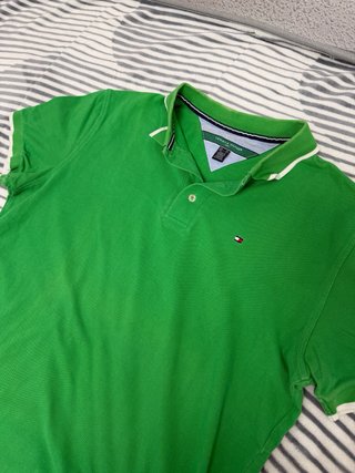 Polo Tommy Hilfiger Golf Verde Talla L