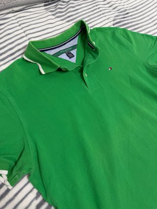Polo Tommy Hilfiger Golf Verde Talla L
