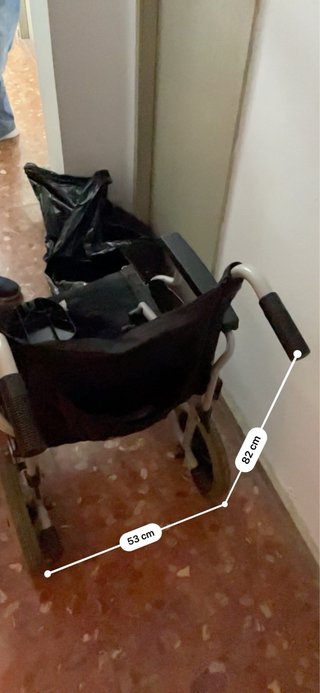 Silla de ruedas plegable
