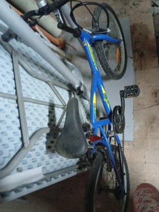 Bicicleta infantil azul
