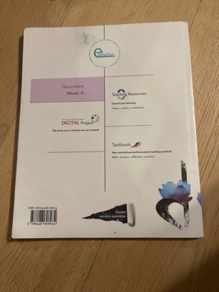 Libro Música A - Secondary (Inglés)