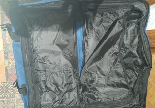 Trolley mochila de viaje azul – Gran capacidad