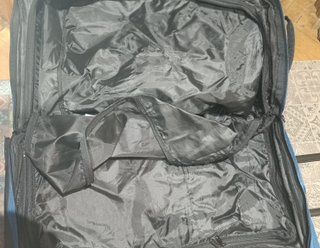 Trolley mochila de viaje azul – Gran capacidad