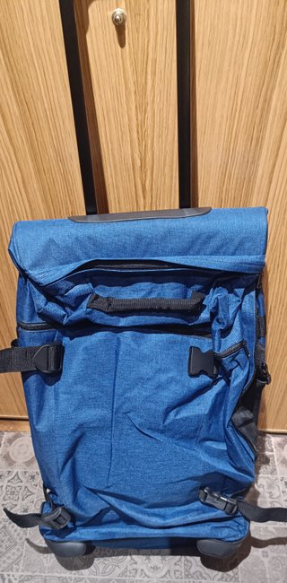 Trolley mochila de viaje azul – Gran capacidad
