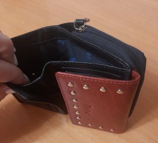Monedero Billetero Piel Piellini