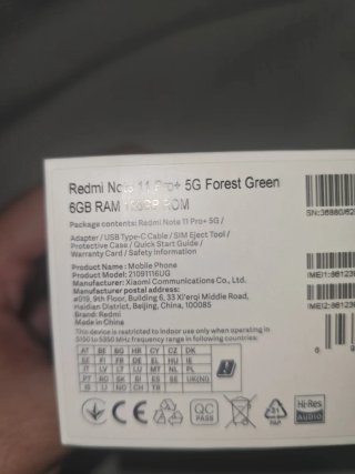 Xiaomi Redmi Note 11 Pro+ 5G Verde foresta