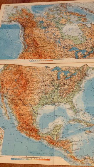 Lote Mapas Antiguos Originales América